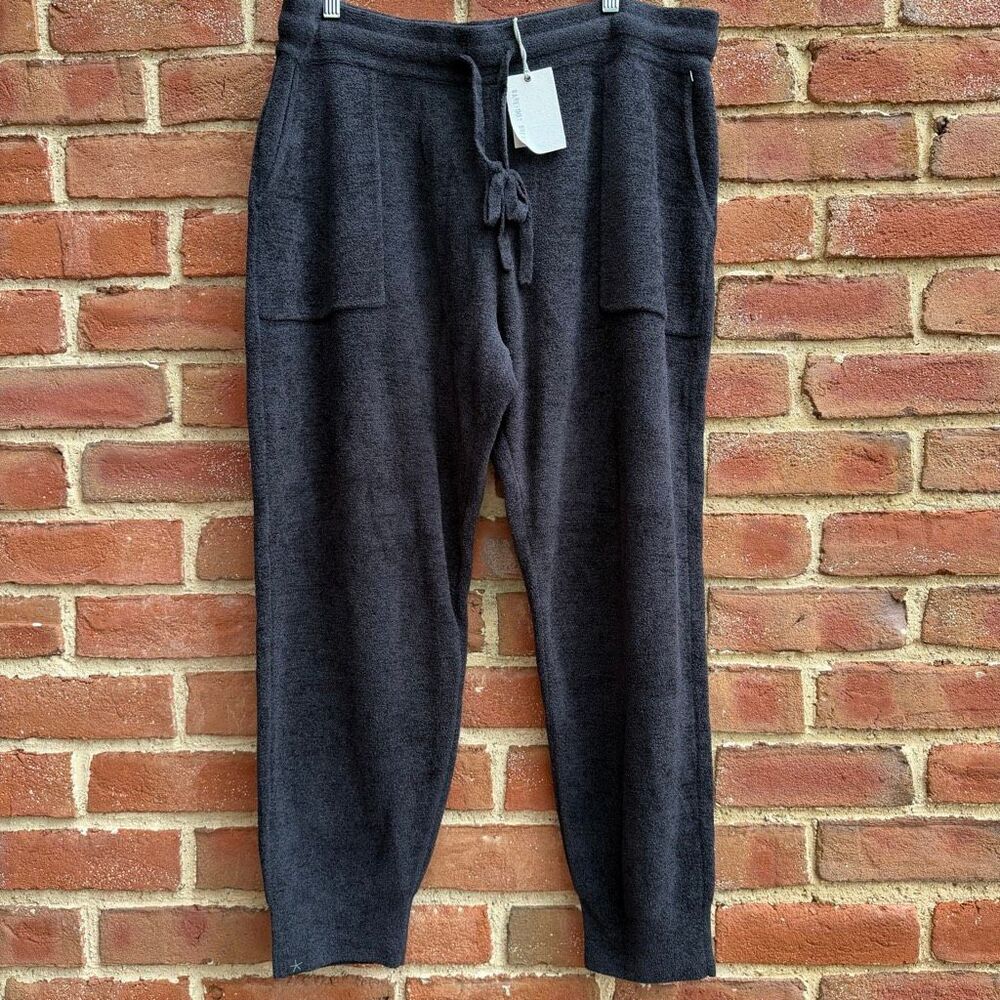 Barefoot Dreams Women's CozyChic Ultra Lite Pull-on Jogger Black 1XP NWT - Picture 1 of 7